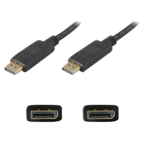 5PK 1ft DisplayPort 1.2 Male to DisplayPort 1.2 Male Black Cables For Resolution