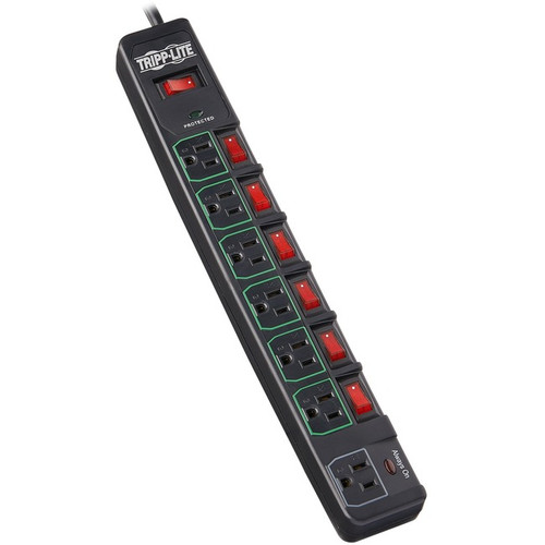Tripp Lite by Eaton ECO-Surge 7-Outlet Surge Protector, 6 ft. (1.83 m) Cord, 108