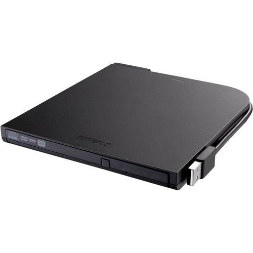 BUFFALO 8x Portable DVD Writer with M-DISC Support (DVSM-PT58U2VB) - DVD, CD & M