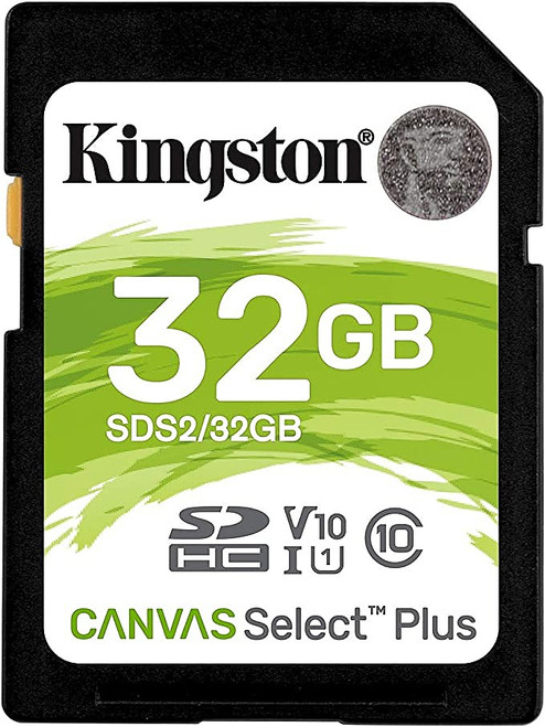 Kingston Canvas Select Plus SDS2 32 GB Class 10/UHS-I (U1) SDHC - 1 Pack - 100 M