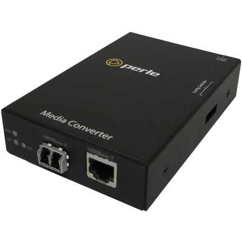 Perle S-1110-M2LC05 Media Converter - 1 x Network (RJ-45) - 1 x LC Ports - 10/10