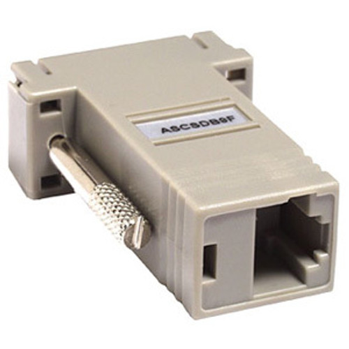 Raritan Null Modem Adapter - 1 x RJ-45 Female - 1 x 9-pin DB-9 Serial Female