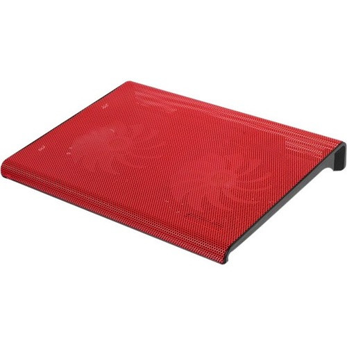 Aluratek Slim USB Laptop Cooling Pad (Red) - 2 Fan(s) - 800 rpm rpm - Metal - Re