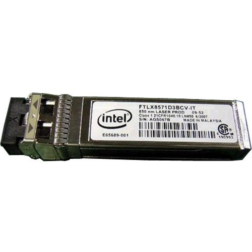 Dell Intel SFP+ Module - For Optical Network, Data Networking - 1 x 10GBase-SR N