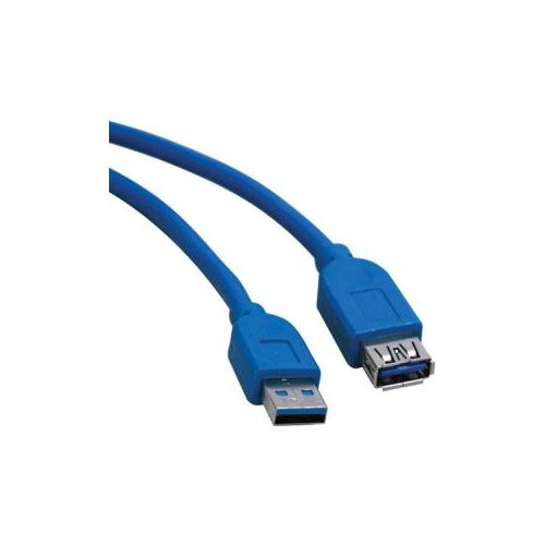 Eaton Tripp Lite Series USB 3.0 SuperSpeed Extension Cable (A M/F), Blue, 10 ft.