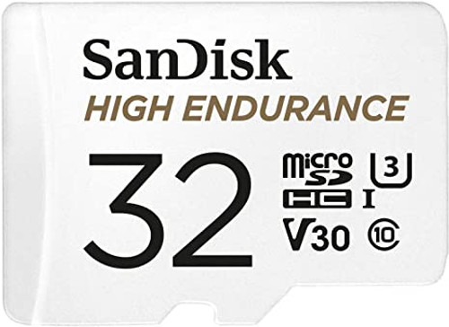 SanDisk High Endurance 32 GB microSD - 100 MB/s Read - 40 MB/s Write - 2 Year Wa