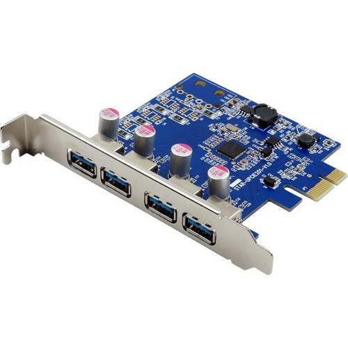 VisionTek 4 Port USB 3.0 x1 PCIe Internal Card - PCI Express 2.0 x1 - Plug-in Ca