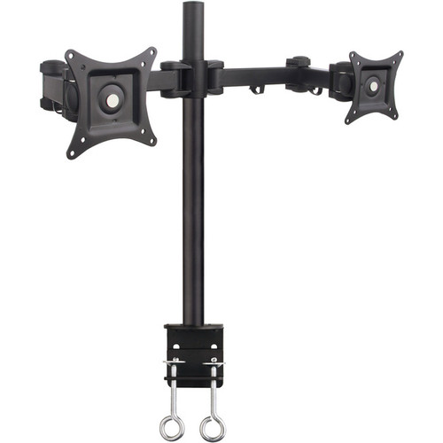 SIIG Articulating Dual Monitor Desk Mount - 13" to 27" - Height Adjustable - 2 D