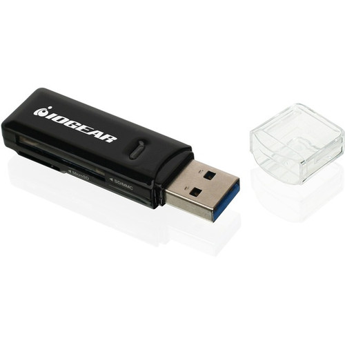 IOGEAR Compact USB 3.0 SDXC/MicroSDXC Card Reader/Writer - SD, SDHC, SDXC, Multi