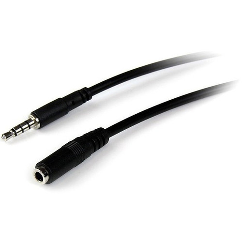 StarTech.com 2m 3.5mm 4 Position TRRS Headset Extension Cable - M/F - Extend the
