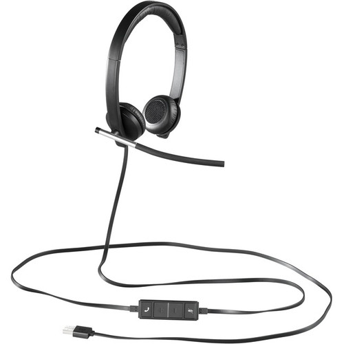 Logitech USB Headset Stereo H650e - Stereo - USB - Wired - 50 Hz - 10 kHz - Over