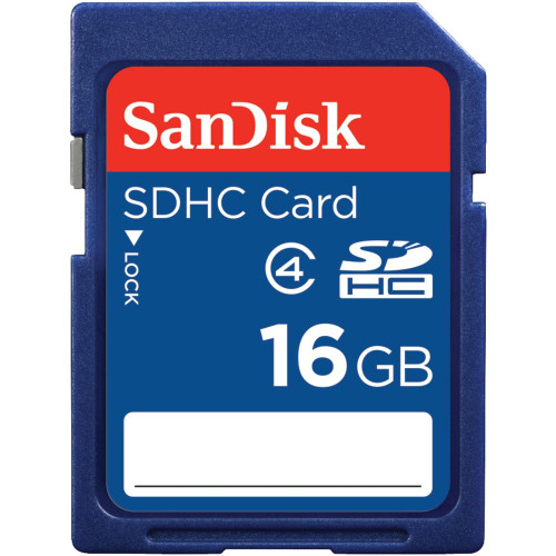 SanDisk 16 GB Class 4 SDHC - 5 Year Warranty