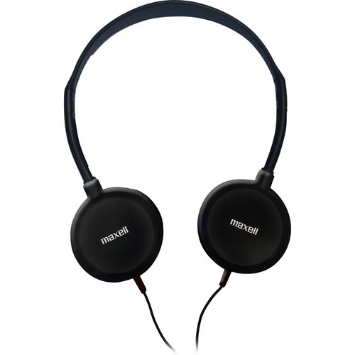 Maxell Lightweight Stereo Headphones - Stereo - Silver, Black - Mini-phone (3.5m