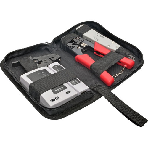 Tripp Lite by Eaton 4 Pc Network Installer Tool Kit w/ Carrying Case RJ11 RJ12 R