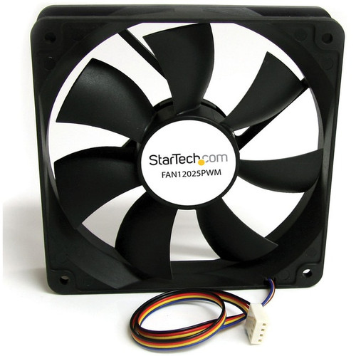 StarTech.com 120x25mm Computer Case Fan with PWM - Pulse Width Modulation Connec
