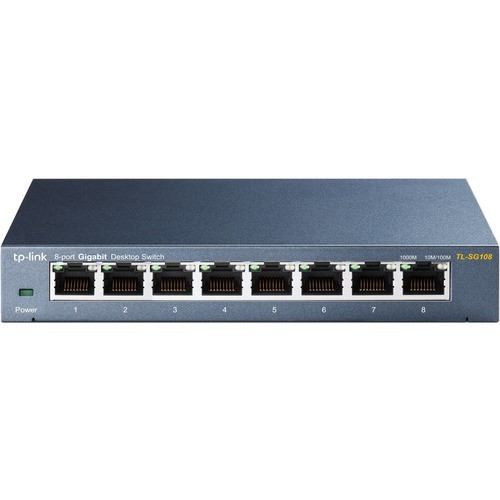 TP-LINK TL-SG108 - 8 Port Gigabit Unmanaged Ethernet Network Switch - Ethernet S