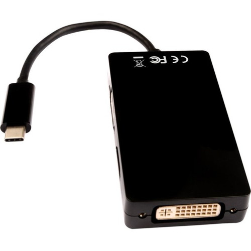 V7 DVI/HDMI/USB Type C/VGA  Audio/Video Adapter - USB Type C Male - HDMI Digital