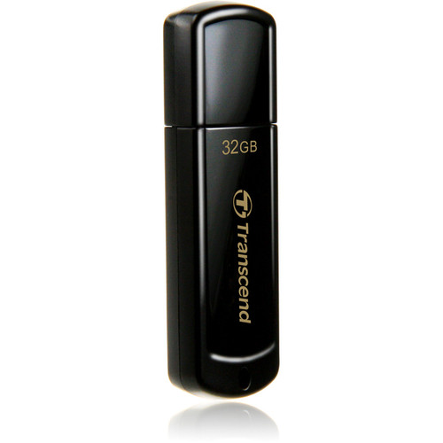 Transcend 32GB JetFlash 350 USB 2.0 Flash Drive - 32 GB - USB 2.0 - 15 MB/s Read