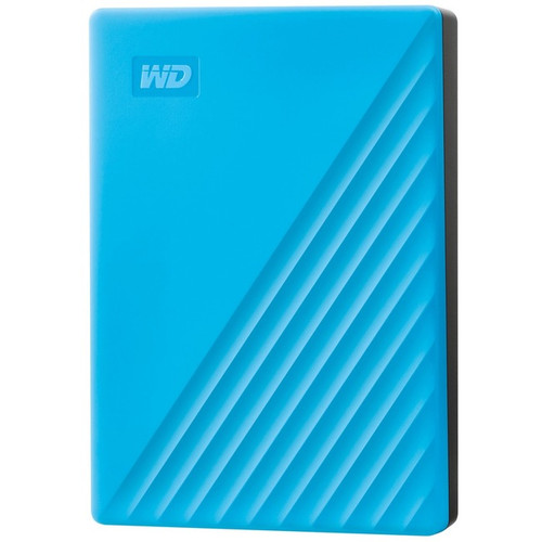 WD My Passport WDBPKJ0040BBL-WESN 4 TB Portable Hard Drive - External - Blue - U