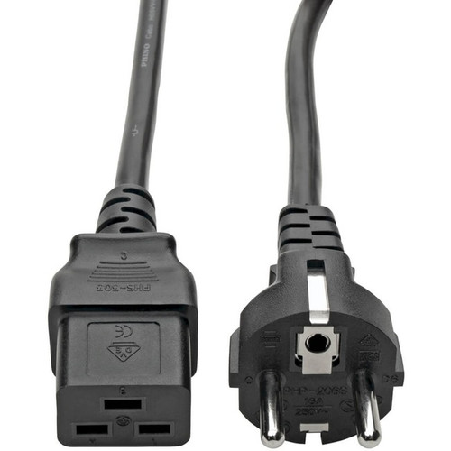 Eaton Tripp Lite Series EU Computer Power Cord , C19 to Schuko - 16A, 250V, 16 A