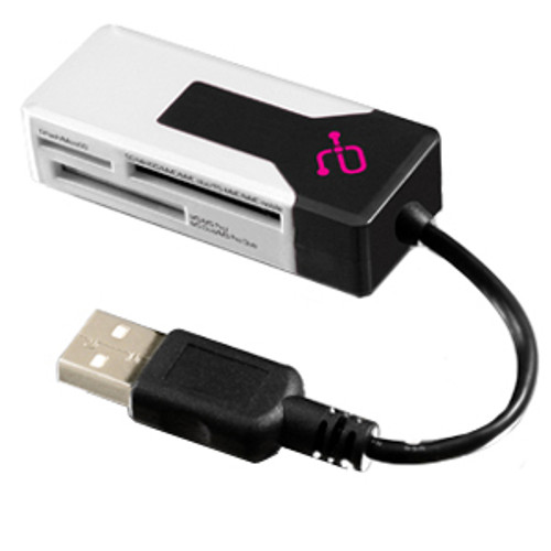 Aluratek MicroSD / MiniSD USB2.0 Multi-Media Card Reader - microSD, RS-MMC, mini