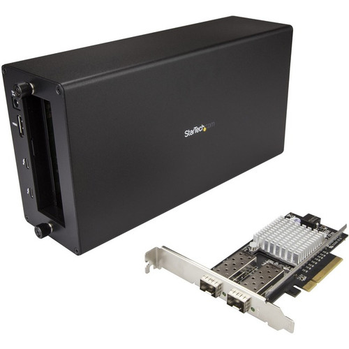 StarTech.com Thunderbolt 3 to 10GbE Fiber Network Chassis - External PCIe enclos