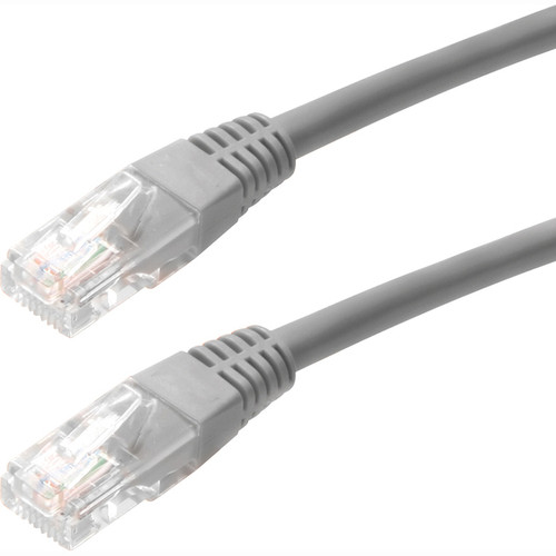 4XEM 10FT Cat5e Molded RJ45 UTP Network Patch Cable (Gray) - 10 ft Category 5e N