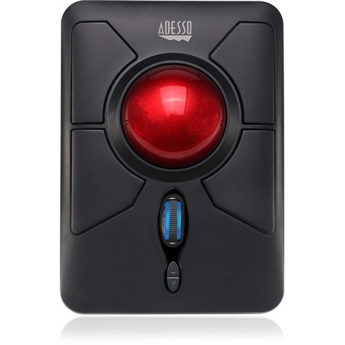 Adesso iMouse T50 - Wireless Programmable Ergonomic Trackball Mouse - Optical -