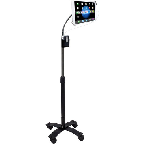 CTA Compact Security Gooseneck Floor Stand for 7-13 Inch Tablets, including iPad