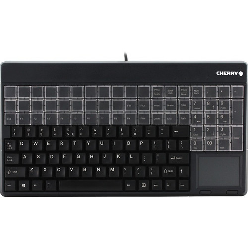 CHERRY G86-61401 SPOS (Small Point of Sale) Keyboard - 123 Keys - 60 Relegendabl