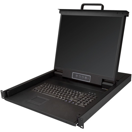 StarTech.com Rackmount KVM Console - 1U 19" LCD Monitor Single Port VGA KVM Serv