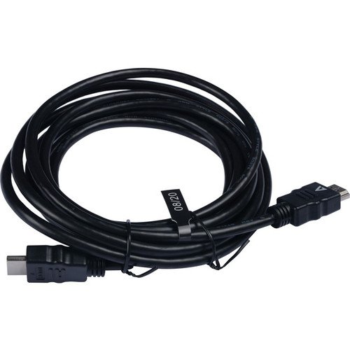 V7 Black Video Cable HDMI Male to HDMI Male 3m 10ft - 9.84 ft HDMI A/V Cable for