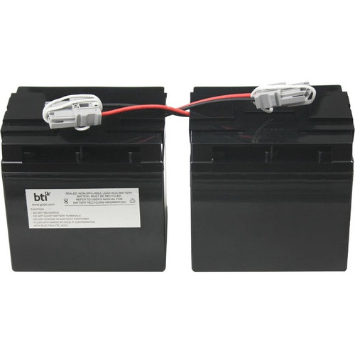 BTI Replacement Battery RBC55 for APC - UPS Battery - Lead Acid - Compatible wit