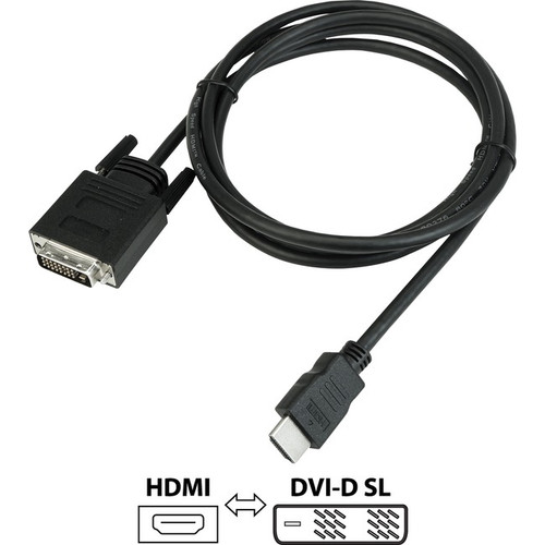 VisionTek HDMI / DVI-D Bi-Directional Cable 6ft (M/M) - 6 ft DVI-D/HDMI Video Ca