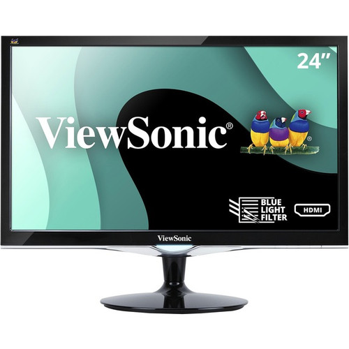 ViewSonic VX2452MH 24 Inch 2ms 60Hz 1080p Gaming Monitor with HDMI DVI and VGA i