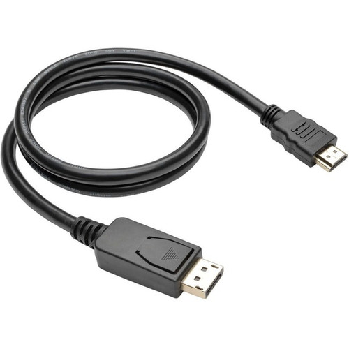 Tripp Lite by Eaton DisplayPort 1.2 to HDMI Adapter Cable (DP with Latches to HD