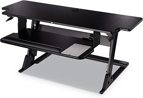 3M Precision Standing Desk - Up to 24" Screen Support - 45 lb Load Capacity - 6.