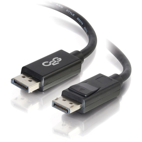 C2G 6ft 8K DisplayPort Cable with Latches - M/M - DisplayPort for Notebook, Moni