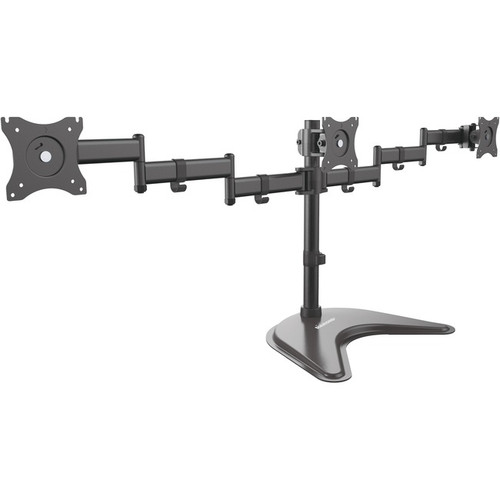 DIAMOND Ergonomic Articulating Triple Arm Display Table Top Mount - Up to 27" Sc