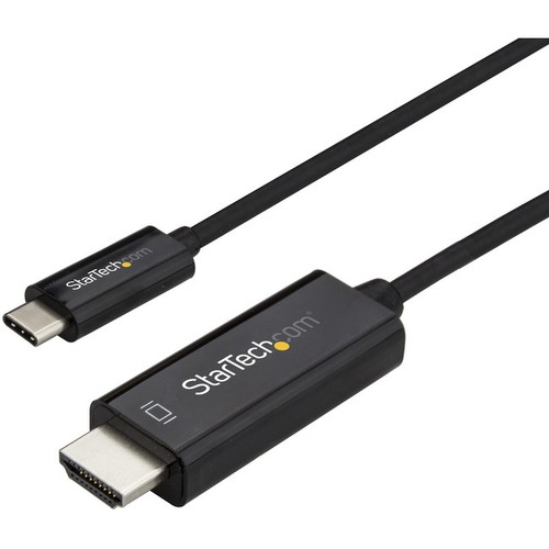 StarTech.com 6ft (2m) USB C to HDMI Cable - 4K 60Hz USB Type C DP Alt Mode to HD