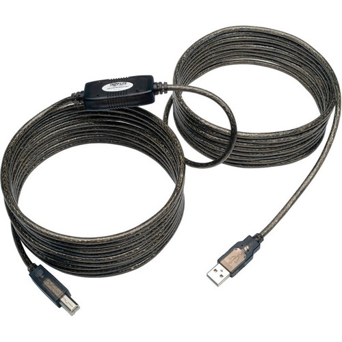 Tripp Lite by Eaton 25ft USB 2.0 Hi-Speed Active Repeater Cable USB-A to USB-B M