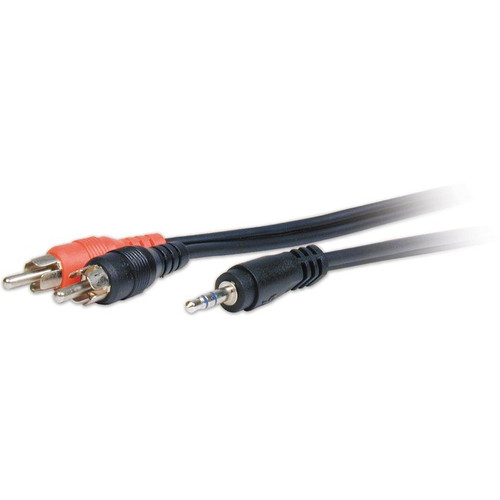 Comprehensive Standard Series 3.5mm Stereo Mini Plug to 2 RCA Plugs Audio Cable