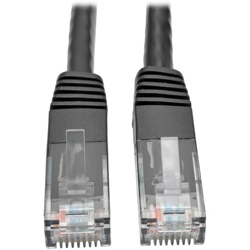 Tripp Lite by Eaton Cat6 Gigabit Molded (UTP) Ethernet Cable (RJ45 M/M) PoE Blac