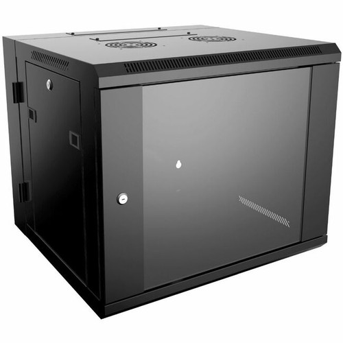 4XEM 6U Wall Mount Server Rack Cabinet 24 Inches Deep - For Server, LAN Switch,