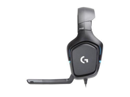Logitech G432 Wired Gaming Headset, 7.1 Surround Sound, DTS Headphone:X 2.0, Fli