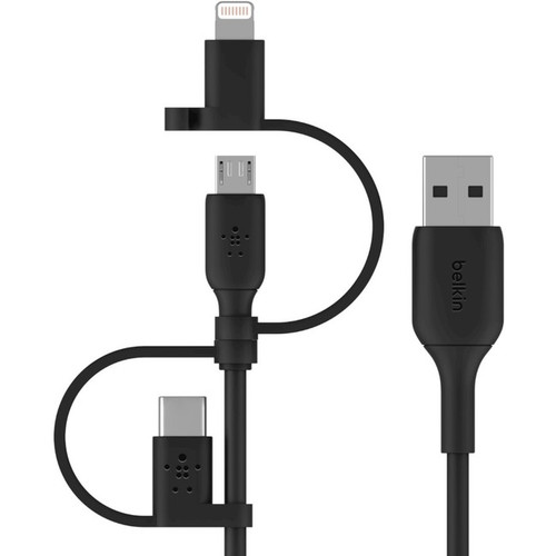 Belkin BOOST&uarr;CHARGE Universal Cable - 3.30 ft Lightning/Micro-USB/USB/USB-C