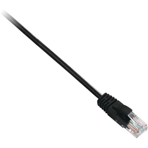 V7 Black Cat6 Unshielded (UTP) Cable RJ45 Male to RJ45 Male 5m 16.4ft - 16.40 ft