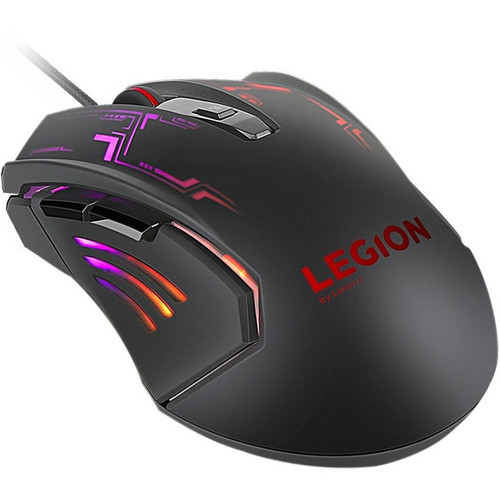 Lenovo Legion M200 RGB Gaming Mouse-WW - Optical - Cable - Black - USB - 2400 dp