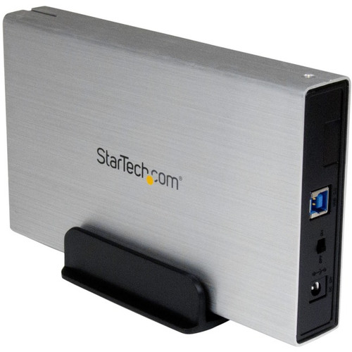 StarTech.com 3.5in Silver USB 3.0 External SATA III Hard Drive Enclosure with UA