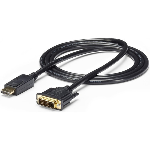 StarTech.com 6ft (1.8m) DisplayPort to DVI Cable, 1080p Video, DisplayPort to DV